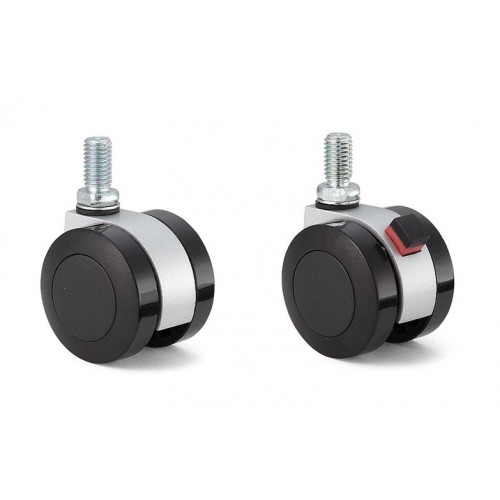Twin Wheel Caster (Threaded Bolt Type)